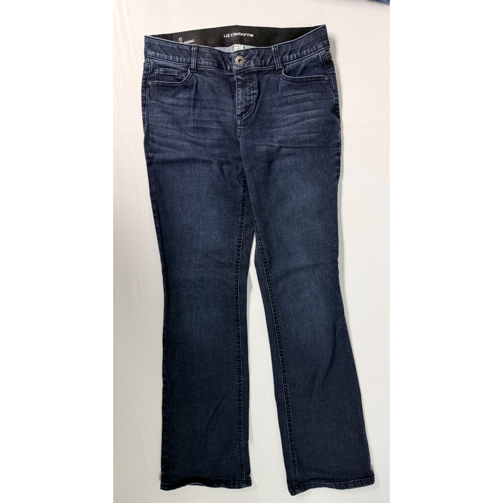 Liz Claiborne Classic Bootcut Jeans Women’s Size 6 Dark Wash